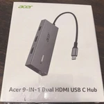 Acer Usb C Docking Station Dual Monitor With 2 Hdmi, 9-in-1 Laptop New In Box. Fixed Price $29.99.