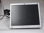 Hp L1706 17" Lcd Monitor With Global Industrial Flat Panel Arm. Fixed Price $65.00.