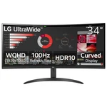 Lg 34" Curved Ultrawide Wqhd 100hz Monitor Hdr 10 - Black (34wr50qk-b). Fixed Price $275.63.
