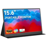 Memzuoix 15.6" 60hz Fhd 1080p Portable Monitor With Black Smart Cover And 2 B.... Fixed Price $72.63.