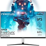 Nixeus Edg 27 Rapid Ips 2560 X 1440 Freesync Premium 240hz Nx-edg27240x - Black. Fixed Price $207.28.