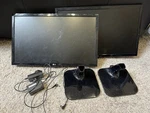 Lg 24m47vq 24"" 1080p Led Monitor Dual Monitors For Screen Setup. Fixed Price $29.99.