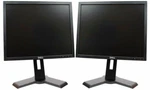 Dual Dell Ultrasharp 17" Black/ Black 17-inch Lcd Monitors W/usb. Fixed Price $109.00.