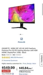 Gigabyte M28u 28" 4k Uhd Ips Led Gaming Monitor. Fixed Price $380.00.