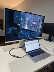 Samsung - M80c 32" Smart Tizen 4k Uhd Monitor With Streaming Tv, Hdr10, Ergonomi. Fixed Price $450.00.