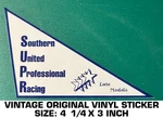 Southern United Professional Racing - Vintage Original Vinyl Decal Sticker. Fixed Price $5.06.