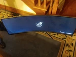 Asus Rog Strix Xg49vq 49-inch Curved Working With Slight Damage. Fixed Price $225.00.