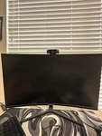Sansui Curved Monitor Black Hdmi Input With Stand And Webcam. Fixed Price $150.00.