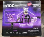 Aoc Agon 4 Pro 24.5 Gaming Monitor Full Hd. Fixed Price $400.00.