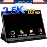 Eviciv 16" 1200:1 2k Qhd Portable Monitor 400cd/m Hdr Screen Usb C Hdmi Display. Fixed Price $59.99.
