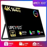 Uperfect Portable Monitor 4k 144hz Qled, 19" Uhd 3840 2160, 500 Nits, 2000:1 Us. Fixed Price $299.99.