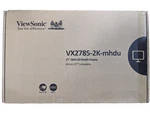 Viewsonic 1440p Ips Freesync Monitor Vx2785-2k-mhdu 27" Thin-bezel With 60w Usb. Fixed Price $369.95.