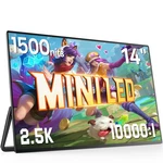 Eviciv 14" Portable Monitor 2k Mini Led Computer Display Screen For Laptop Pc. Fixed Price $109.99.