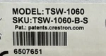 Crestron Tsw-1060-b-s 10.1 In. Wall Mount Touch Screen Black New Sealed. Fixed Price $395.00.
