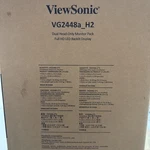 Viewsonic Vg2448a H2 Dual 24 Monitor Pack 1080p Hdmi Head Only No Stand. Fixed Price $200.00.