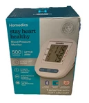 Homedics Upper Arm 500 Series Blood Pressure Monitor Voice Out Guide Wireless. Fixed Price $24.99.