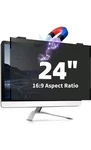 Jeapka Magnetic Computer Privacy Protection Screen 24 Inch, Anti Blue Light & Uv. Fixed Price $25.00.