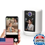 Vstarcam Video Call Security Camera Indoor W/ 2.4" Hd Screen, Pet. Fixed Price $48.58.