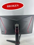 (broken) Msi Optix Mag27cq 27in Curved Gaming Monitor 1440p 144hz 1ms Freesync. Fixed Price $72.49.
