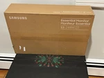 Samsung Ls27d36dganxza 27" Essential S3 Fhd 100hz Curved Gaming Monitor, Black. Fixed Price $80.00.