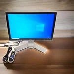 Dell 2009wt 20" Ultrasharp Lcd Monitor Silver 1680x1050 W/ Stand, Vga Cable. Fixed Price $40.00.