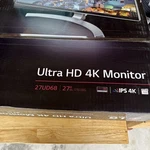 Lg 27ud68 27" 4k Uhd Ips Led Monitor, 3840x2160, Hdmi, Display-port. Fixed Price $110.00.