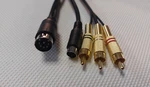 Commodore 64 128 High Quality S-video & Composite Video Tv Cable 75ohm Gold(new). Fixed Price $28.95.