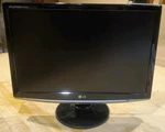 Tested 22" Lg Flatron Lcd Widescreen Monitor W/ Power Cable - W2252tq. Fixed Price $55.00.
