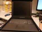 1x Belkin Lcd Rack Console With 8 Port Kvm Switch F1dc108b-sr No Power Cable. Fixed Price $78.68.