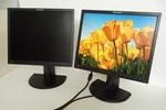 Lot-2 Lenovo Thinkvision L1900pa Dual Monitor Setup 19" Vga Dvi L1900 4431-he1. Fixed Price $129.75.