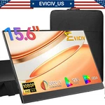 Eviciv Portable Monitor 15.6" 125% Srgb 1080p Laptop Monitor, 350 Nits 2000:1 Us. Fixed Price $47.99.
