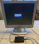 Vintage Hp Pavilion F1703 P9620a Silver Monitor 17" W/ Orig. Power Supply & Cord. Fixed Price $125.00.