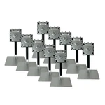Lot Of 10 Hp Monitor Stands For E23 E24 G4 Displays 760.0670b Fft-zs Grade B. Fixed Price $142.49.
