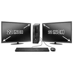 Hp Desktop Pc Computer Dual Core 8gb 22 Lcd Monitor Wifi Windows 10 Pro. Fixed Price $189.99.