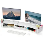 Spacrea Metal Desk Organizers And Accessories, Dual Monitor Stand Riser With .... Fixed Price $45.51.