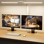 Sibrille Led Desk Lamp, Eye-caring, Double Head, Clamp Mount For Home Office. Fixed Price $69.89.