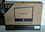 Viewz Ip Based Public View Monitor W 2mp Cam/black 1920x1080. Fixed Price $400.00.