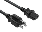Cable Leader 1ft 18 Awg Universal Power Cord Iec320 C13 To Nema 5-15p. Fixed Price $8.99.