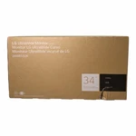 Lg Ultrawide 34" Curved Monitor 34wr55qk-b W/ Usb-c Hdr 100hz - Sealed Box. Fixed Price $265.50.