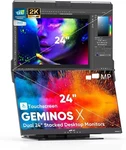 Mobile Pixels Geminos X Dual 24" Stacked Computer Monitor (116-1001p02). Fixed Price $729.99.