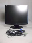 Hx191 Hanns.g 19" Lcd Flat Panel Monitor Black With Cables Tested. Fixed Price $29.92.