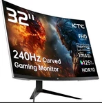 Ktc 32" 240hz Curved Fast Hva Gaming Monitor 1ms Hdr10 Adaptive-sync Fhd. Fixed Price $240.00.