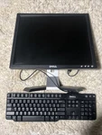 Lot Of 2 Dell Monitor & Keyboard Non-tested For Parts/repair As-is. Fixed Price $19.99.
