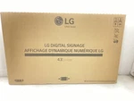 Lg 43ul3j-m 43" Uhd 4k Commercial Display - Wifi, Speakers, 8ms, 60hz. Fixed Price $295.00.