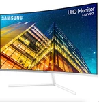 Samsung Lu32r591cwnxza 32" Curved Uhd 4k Monitor For Parts/not Working. Fixed Price $50.00.