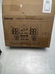 Geevon Weather Station Wireless Indoor Outdoor Thermometer, Color Display Digit. Fixed Price $27.80.