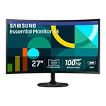 Samsung 27 Essential S3 Curved Monitor Fhd 100hz Black Ls27d36cganxza S36gd Mode. Fixed Price $209.99.
