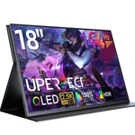 Uperfect 18" 2k Qhd 144hz Portable Monitor Hdr Type C 100% Srgb Second Screen. Fixed Price $89.99.