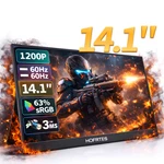 Hgfrtee 14.1 Portable Gaming Monitor 1920x1200 Ips Hdr Freesync External Screen. Fixed Price $101.99.