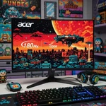 Acer Nitro 31.5" Curved Gaming Monitor Fhd 1080p 180hz Freesync Premium. Fixed Price $294.99.